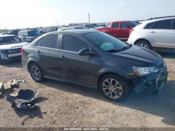  Salvage Chevrolet Sonic