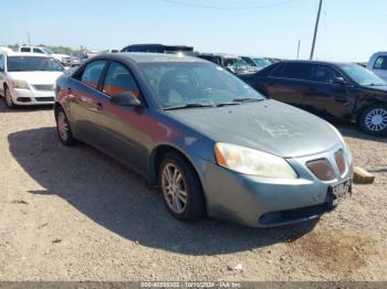  Salvage Pontiac G6