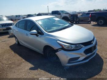  Salvage Chevrolet Cruze