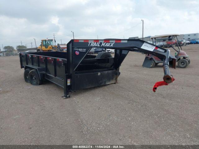  Salvage Trailmaxx Gooseneck Dump Trailer