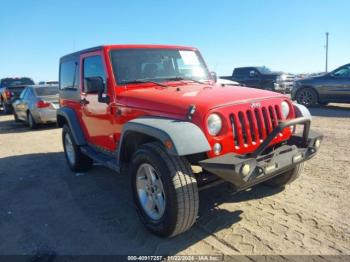  Salvage Jeep Wrangler