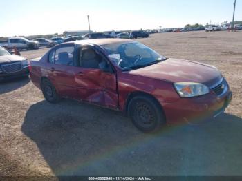  Salvage Chevrolet Malibu