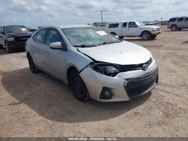  Salvage Toyota Corolla