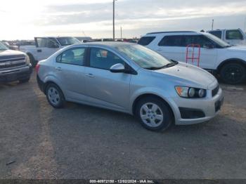  Salvage Chevrolet Sonic