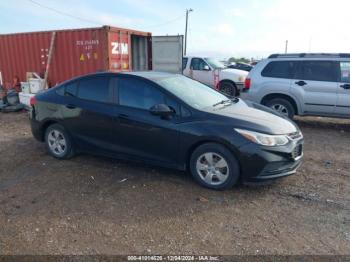  Salvage Chevrolet Cruze