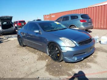  Salvage INFINITI G35