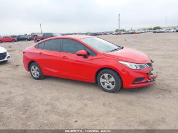  Salvage Chevrolet Cruze