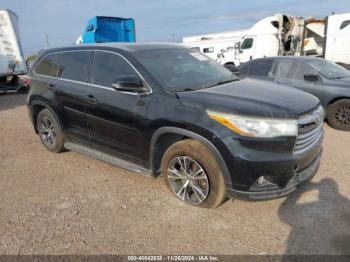  Salvage Toyota Highlander