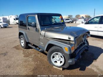  Salvage Jeep Wrangler