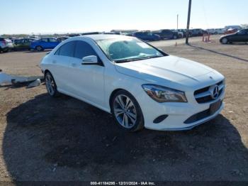  Salvage Mercedes-Benz Cla-class