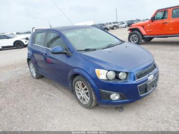  Salvage Chevrolet Sonic