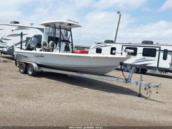  Salvage Blue Wave Boat