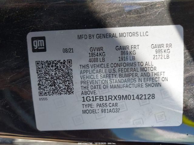 Chevrolet Camaro Rwd  1ls Image 5