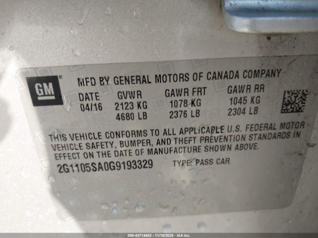 Chevrolet Impala 1lt Image 9