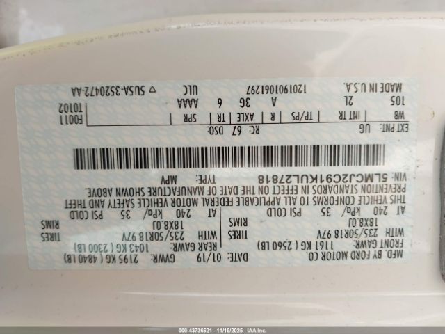 Lincoln MKC Select Image 8