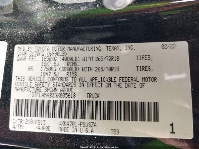 Toyota Tundra Sr5 Image 13