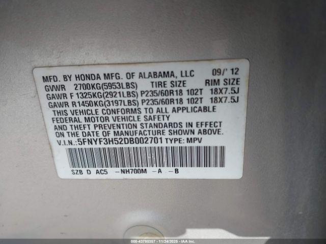 Honda Pilot Ex-l Image 13