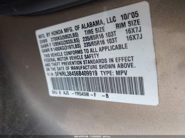 Honda Odyssey Ex Image 14