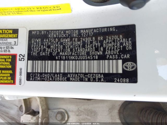 Toyota Camry Xle Image 5