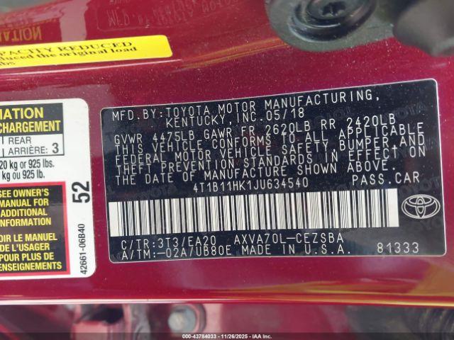 Toyota Camry Se Image 13