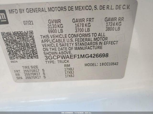 Chevrolet Silverado 1500 2wd  Short Bed Wt Image 10