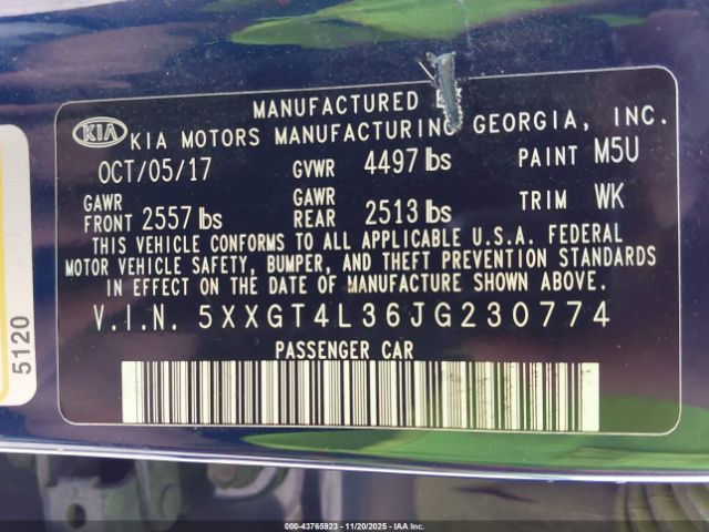 Kia Optima Lx Image 14