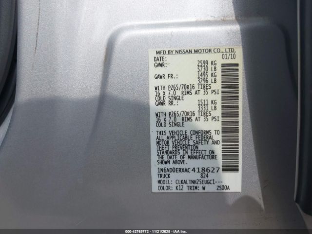 Nissan Frontier Se Image 3