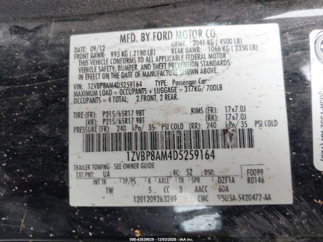 Ford Mustang V6 Image 16