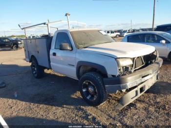  Salvage Chevrolet Silverado 2500