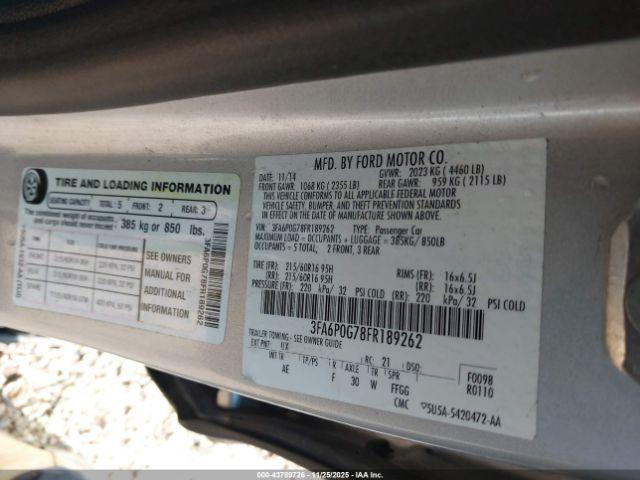 Ford Fusion S Image 8