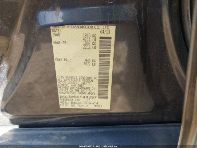 Nissan Altima 2.5 Sl Image 10