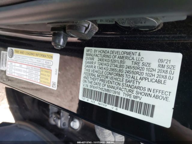 Honda Passport 2wd Ex-l Image 5