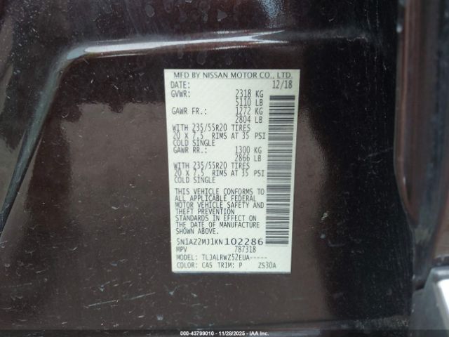 Nissan Murano Sl Image 14